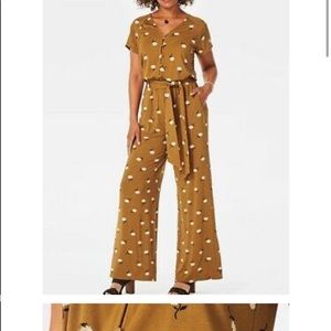 Matilda Jane Jumpsuit mustard size large